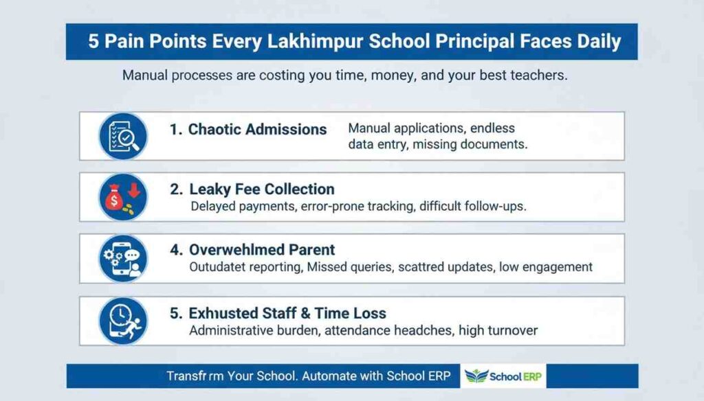 5 Pain Points Every Lakhimpur School Principal Faces Daily
